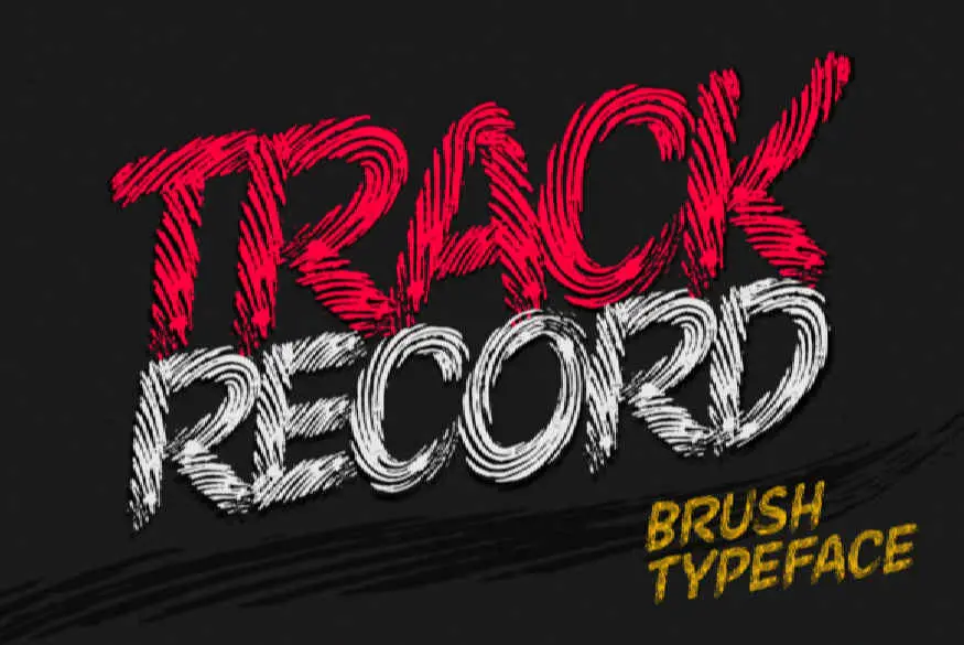Track Record Font