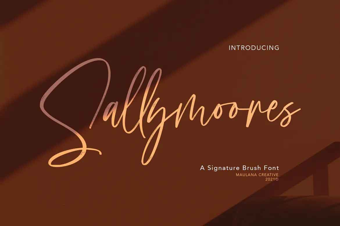 Sallymoores Signature Font