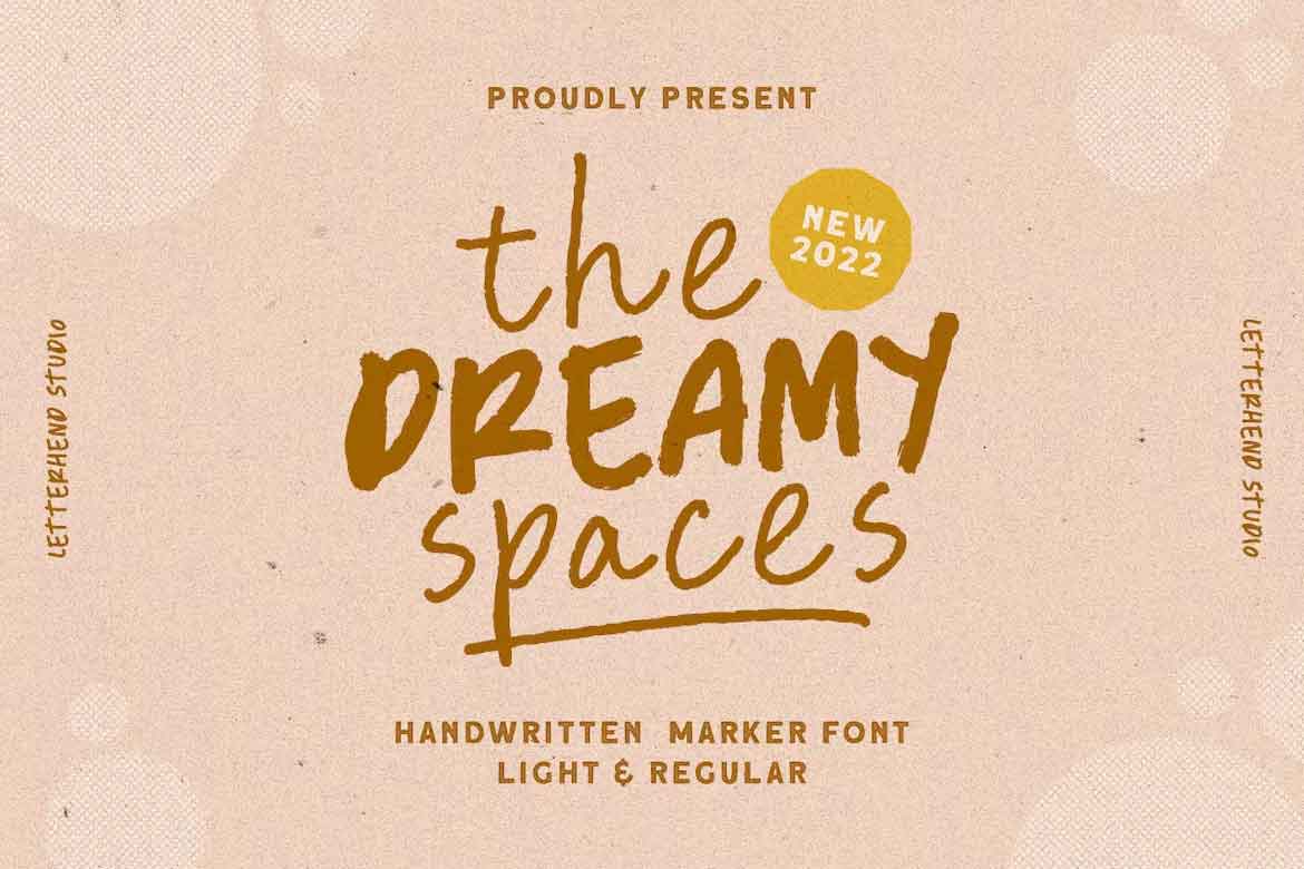 The Dreamy Spaces Font