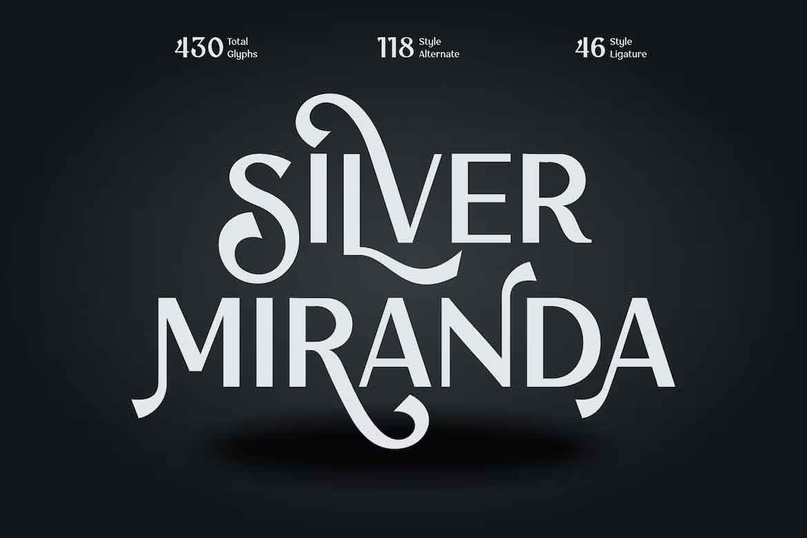 Silver Miranda Font