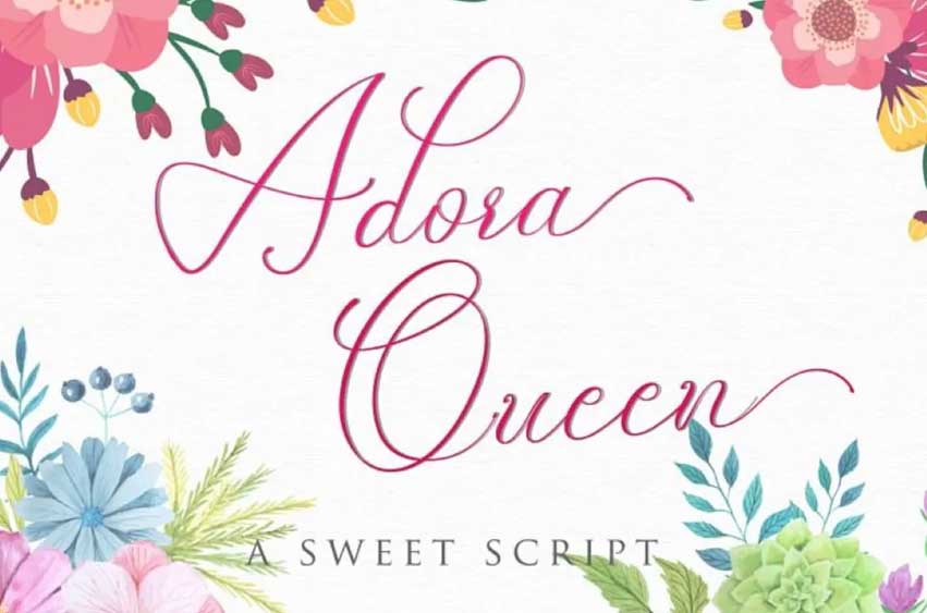 Adora Queen Font