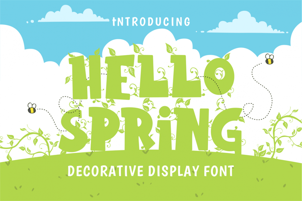 Hello Spring Font