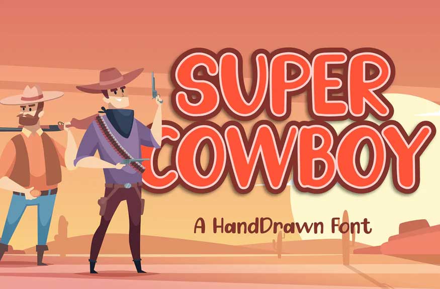 Super Cowboy Font