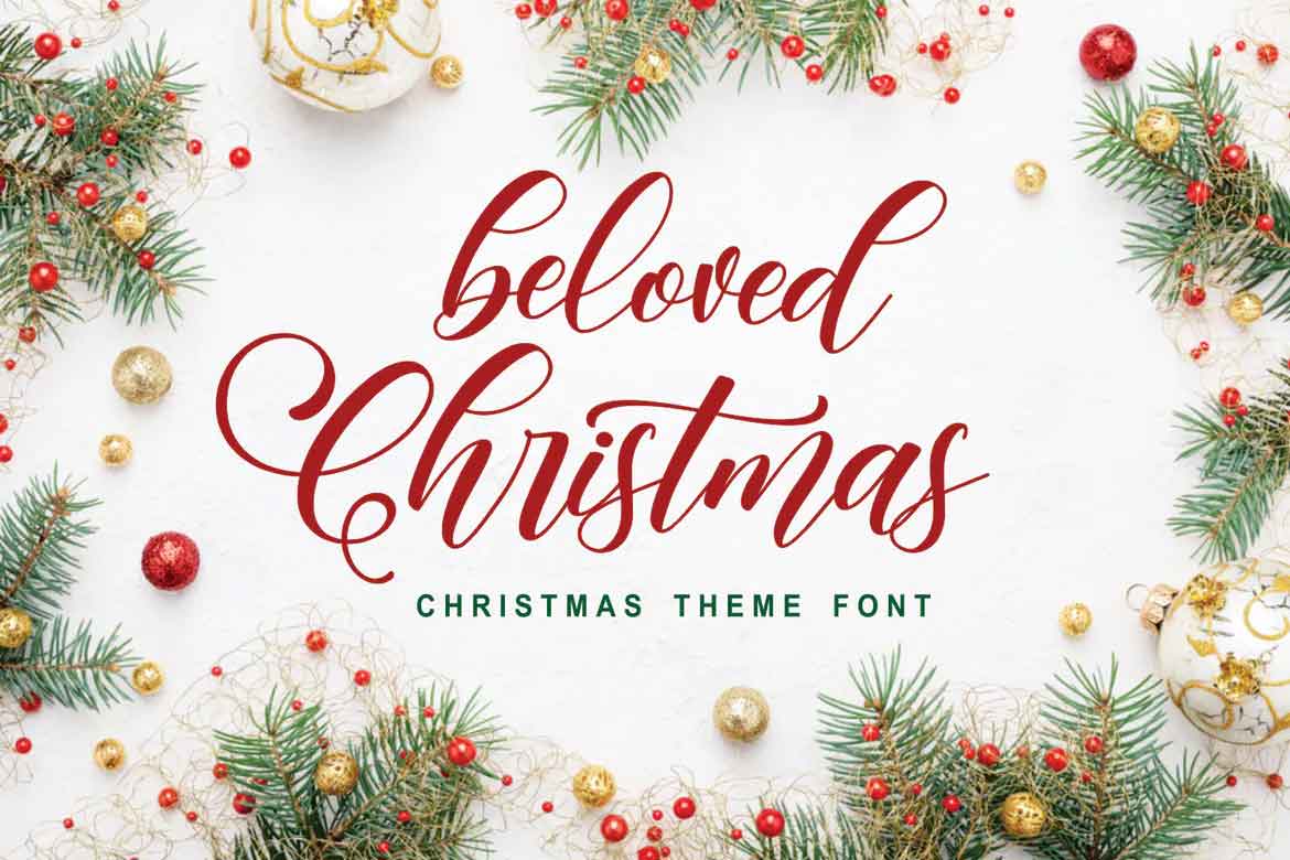 Beloved Christmas Font