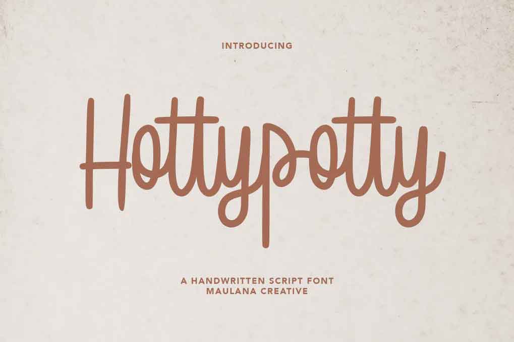 Hotty Potty Font