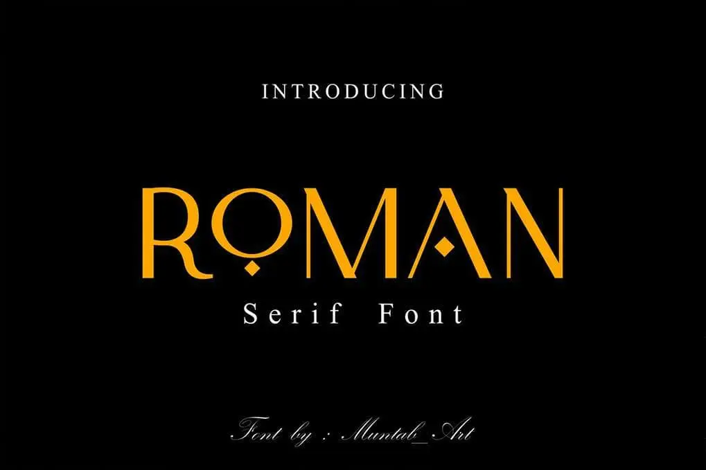 Roman Modern Serif Font