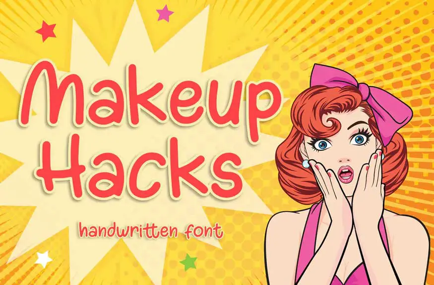 Makeup Hacks Font