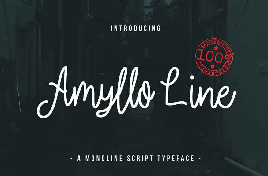 Amyllo Line Font