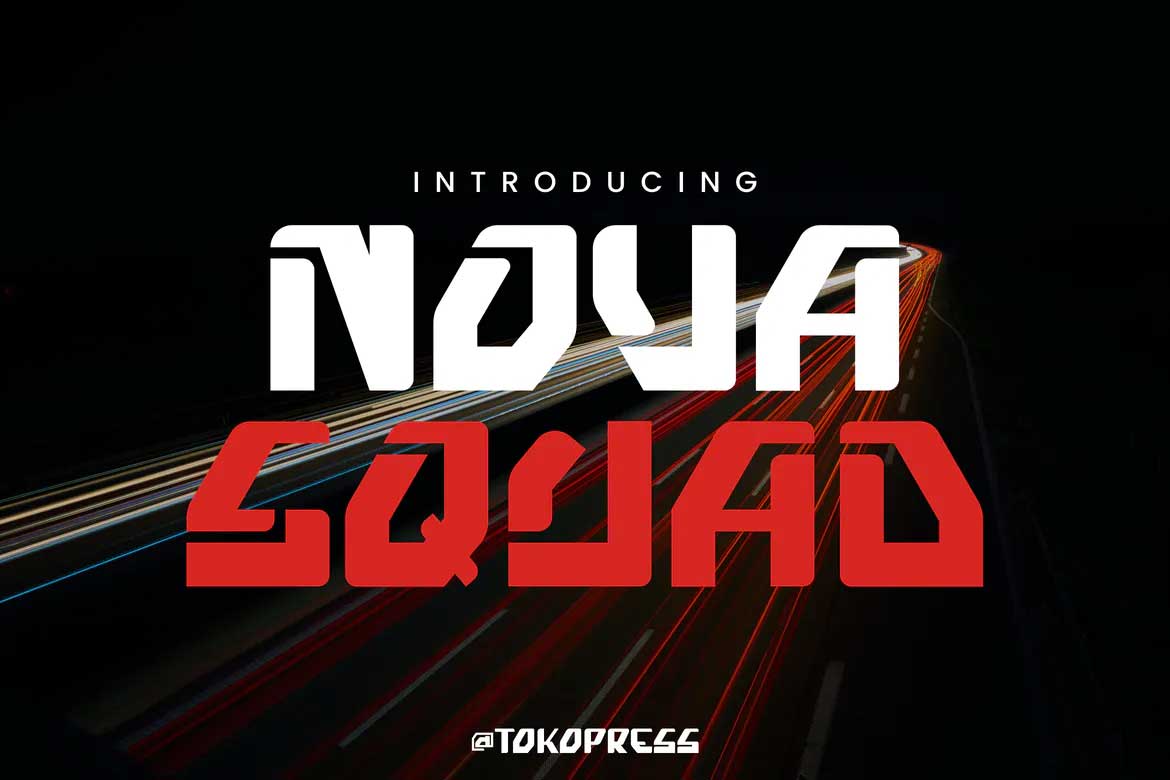 Nova Squad Font