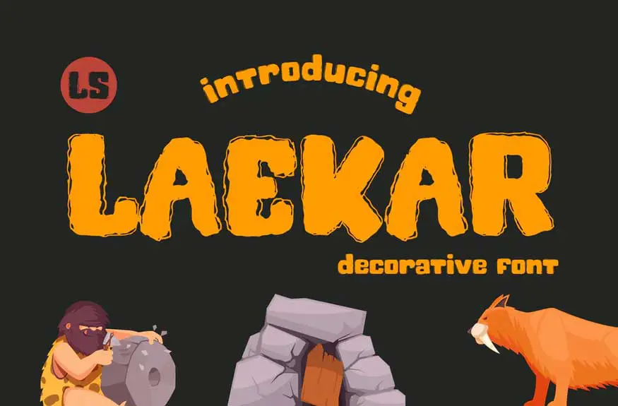 Laekar | Playful Font