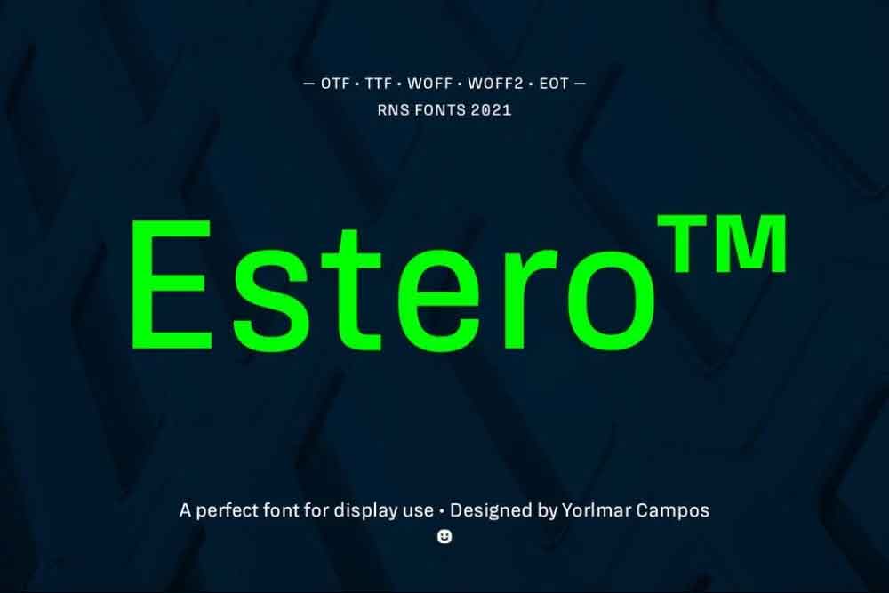 RNS Estero Font