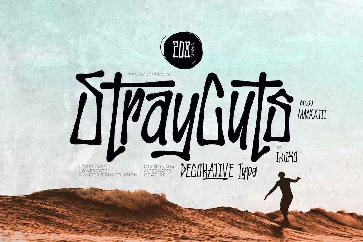 Stray Cuts Font