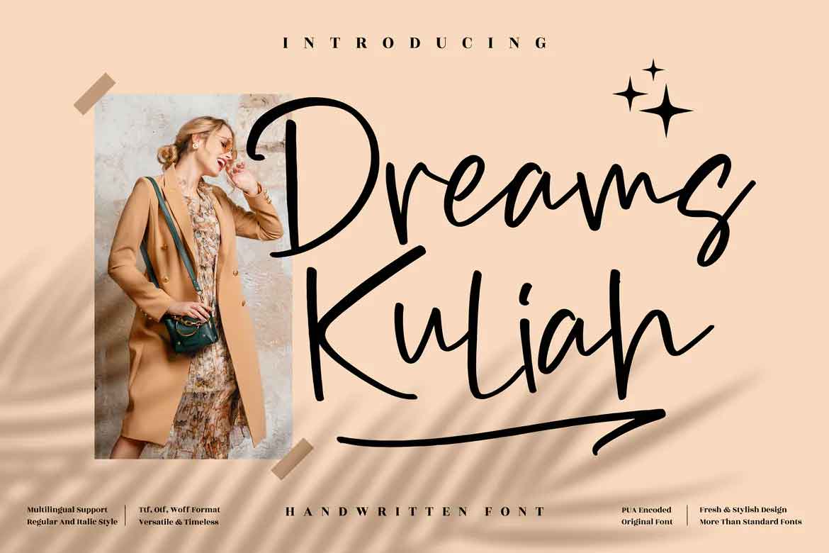 Dreams Kuliah Font