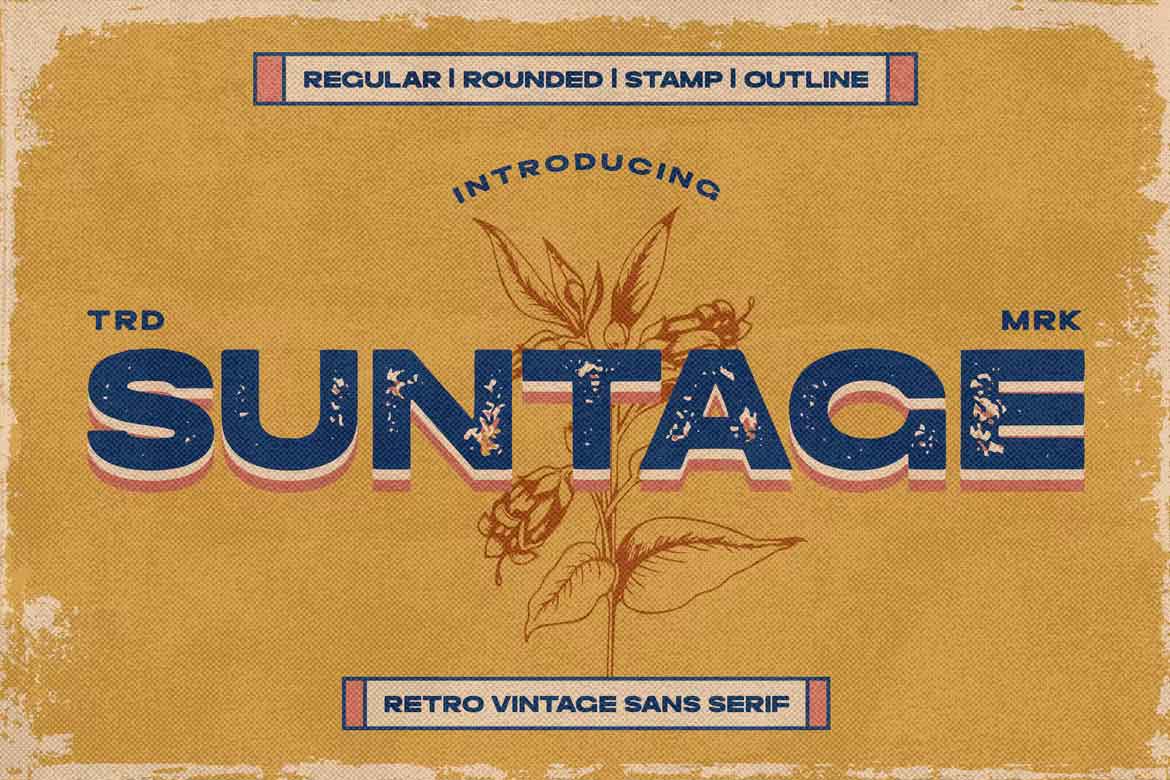 Suntage Font