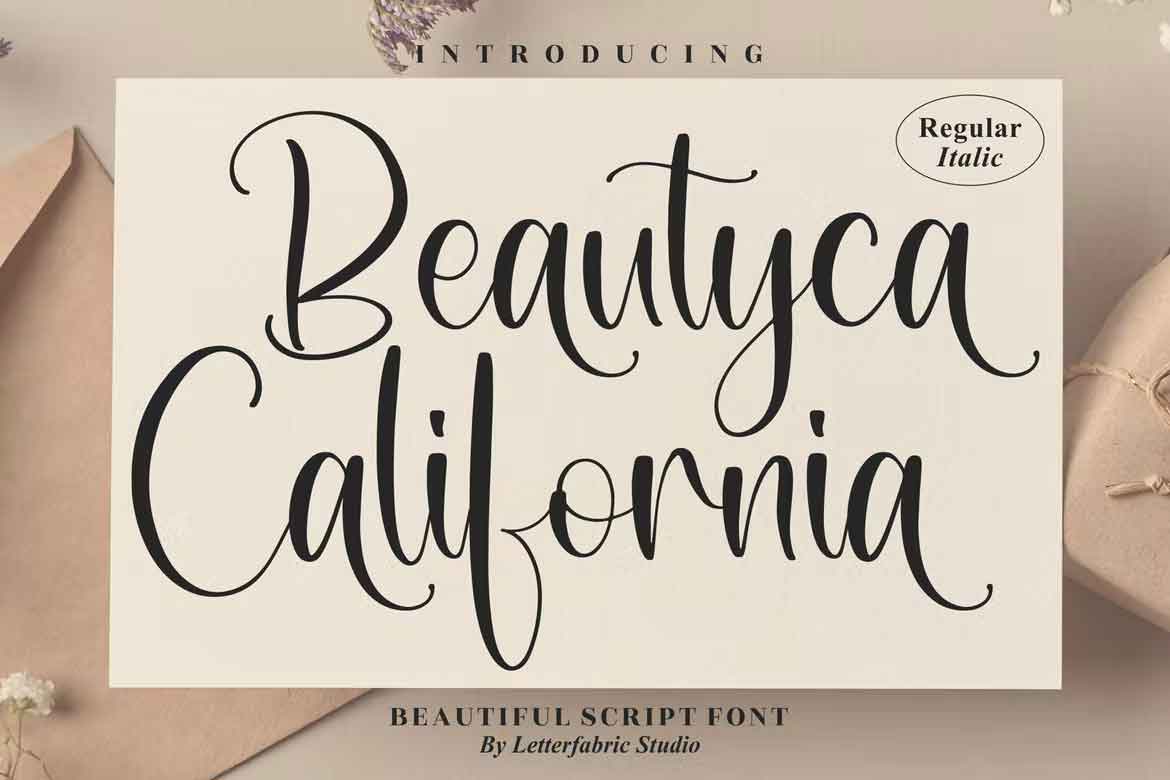 Beautyca California Font
