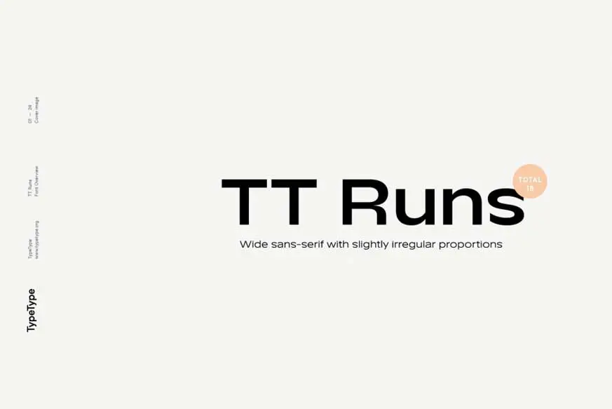 TT Runs Font Family