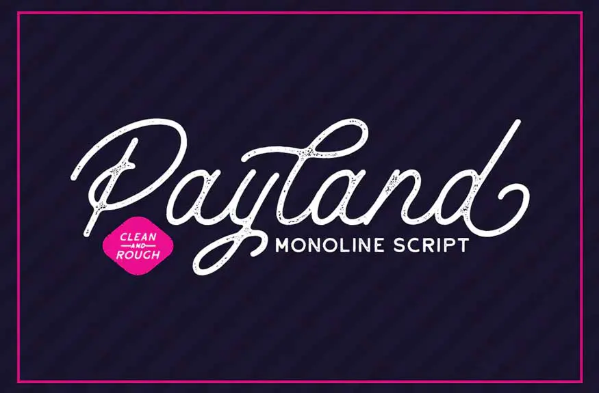 Payland Monoline Script