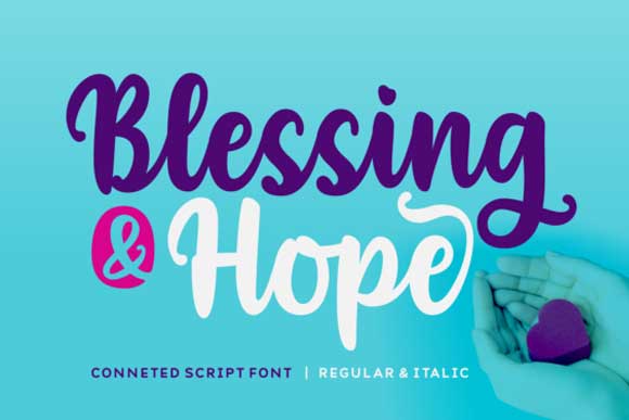 Blessing & Hope Font