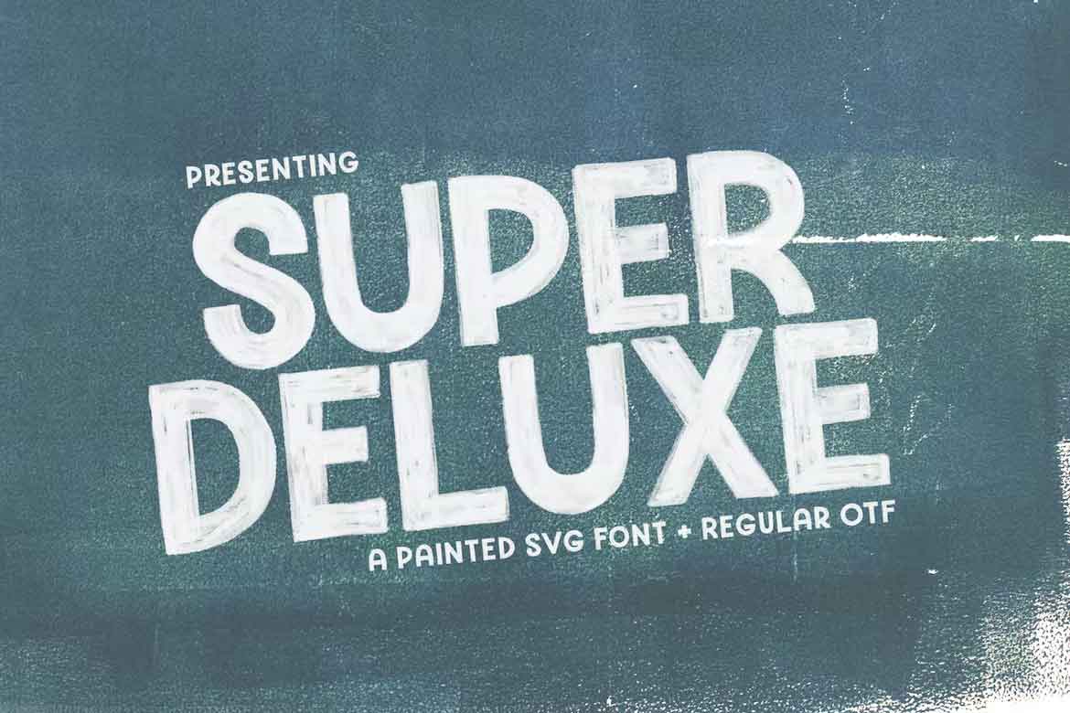 Super Deluxe Sans Font