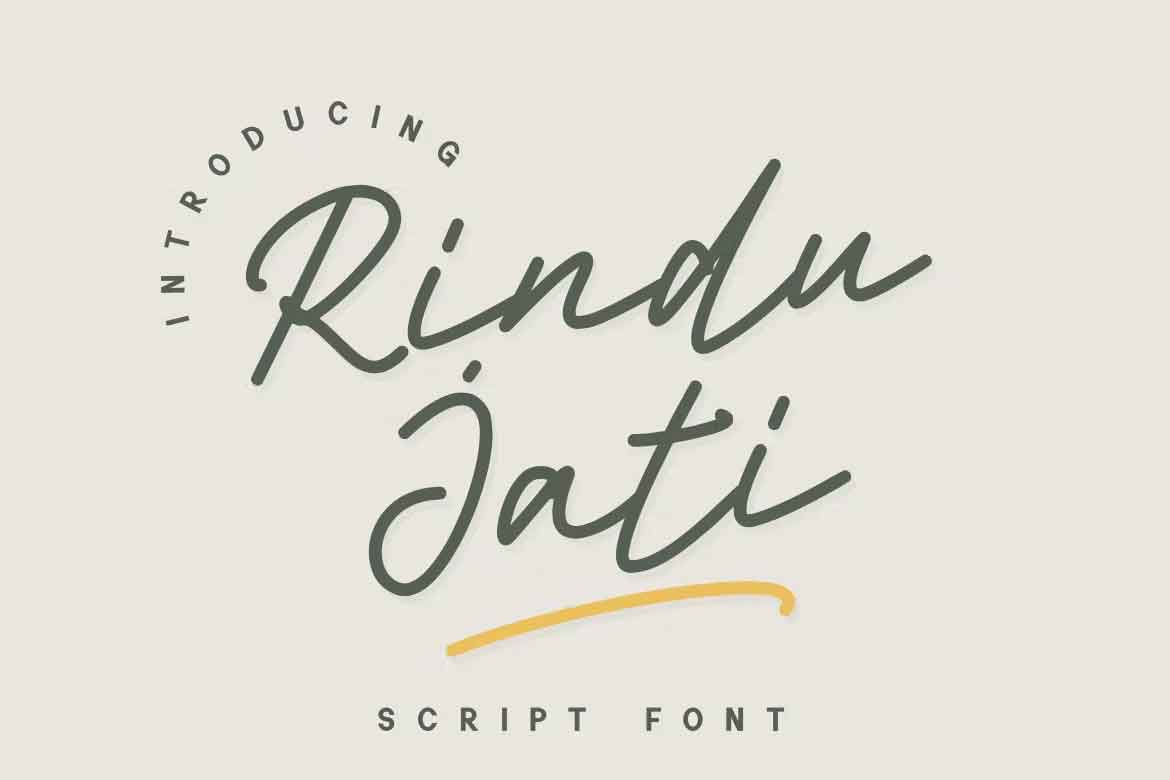 Rindu Jati Font