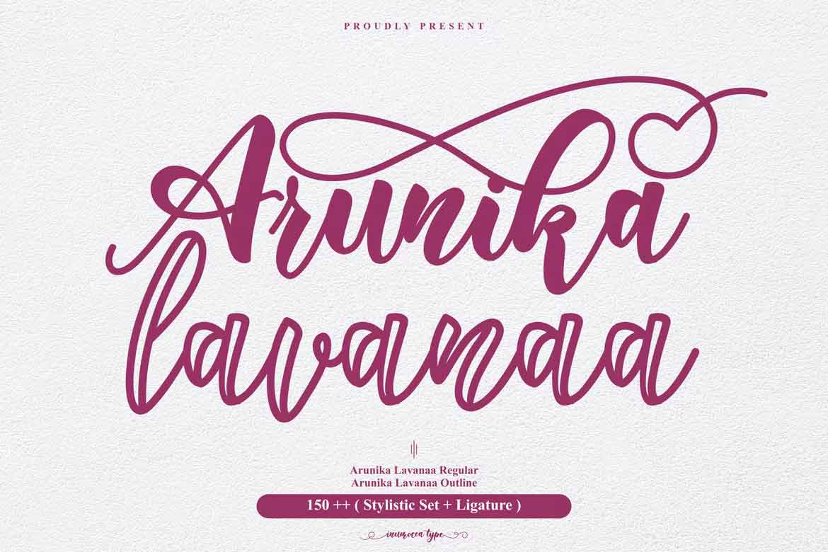 Arunika Lavanaa Font