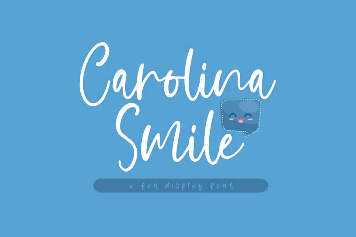 Carolina Smile Font