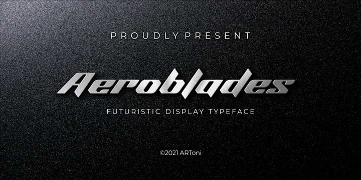 Aeroblades Font