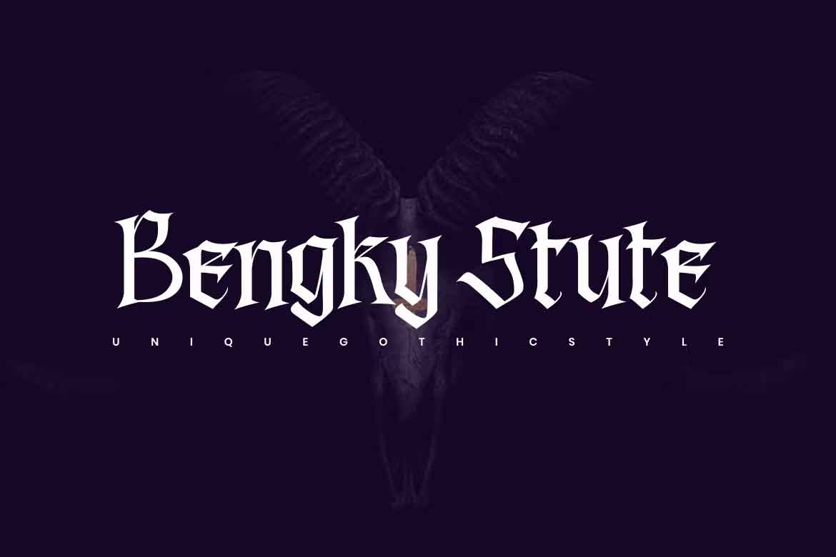 Bengky Stute Font