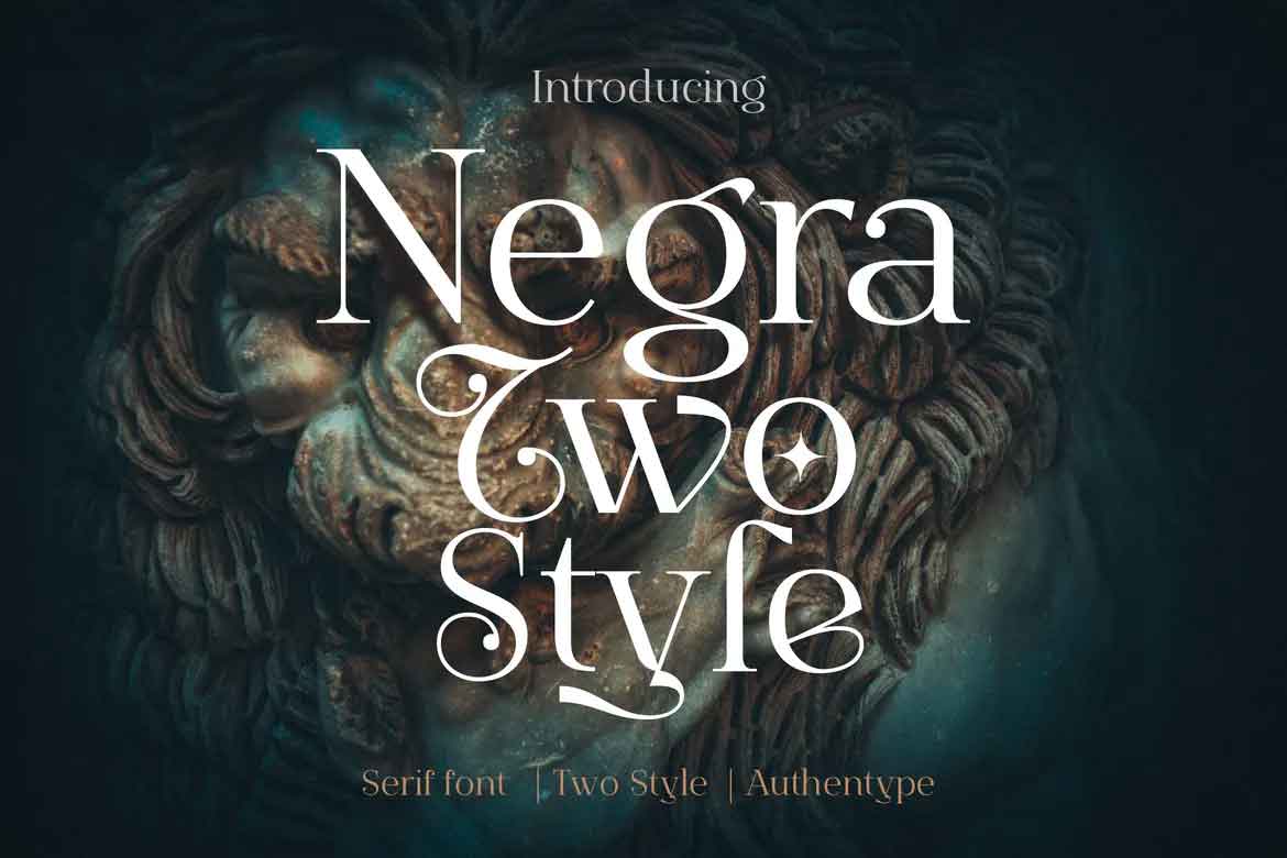 Negra - Two Style Font