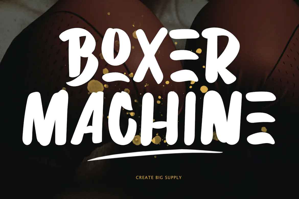 Boxer Machine Font