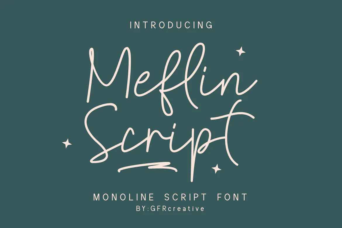 Meflin Script Font