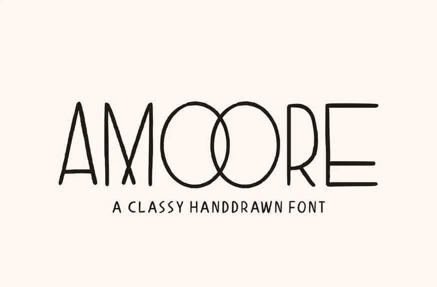 Amoore Font