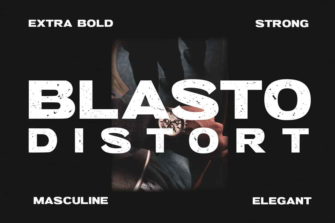 Blasto Distort Font