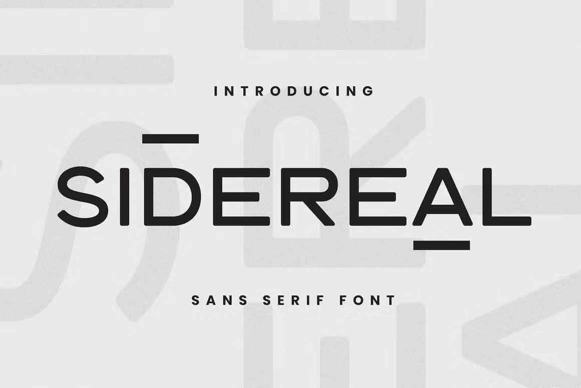 Sidereal Font