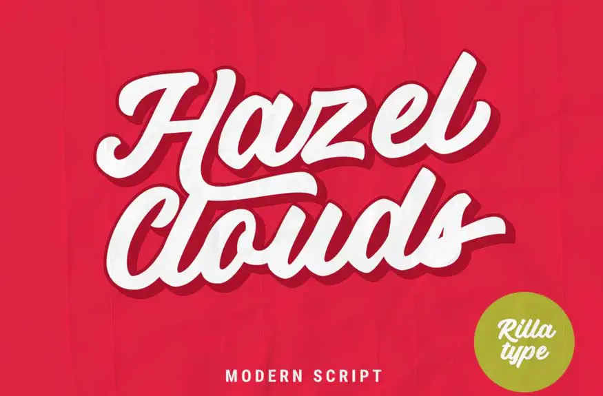 Hazel Clouds Font