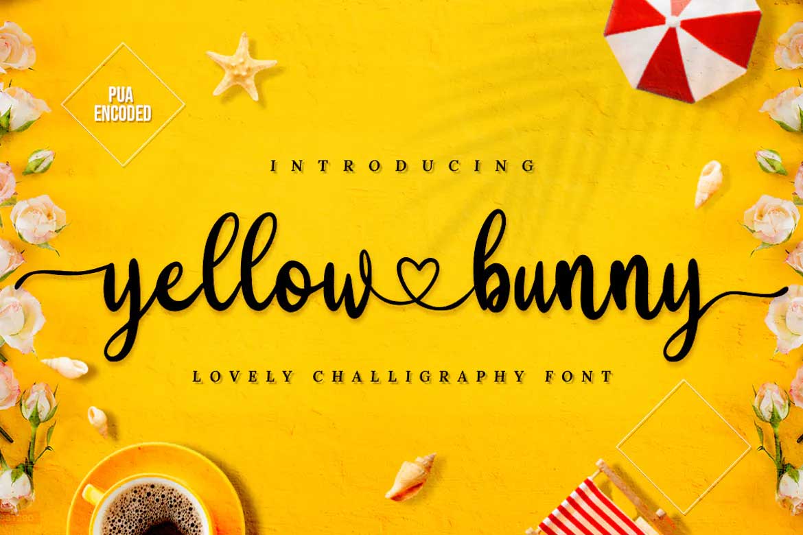 Yellow Bunny Font