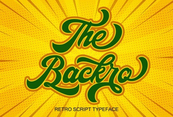 The Backro Font