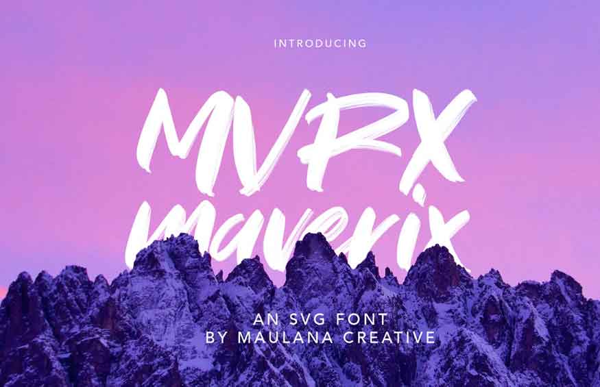 MVRX Maverix Font