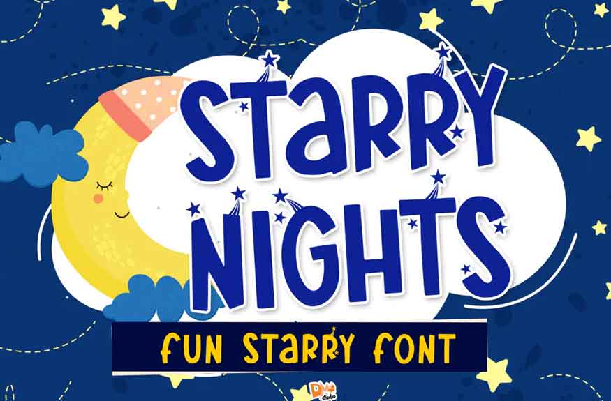 Starry Nights Font