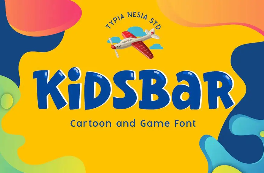 Kidsbar - Fun Game and Cartoon Font