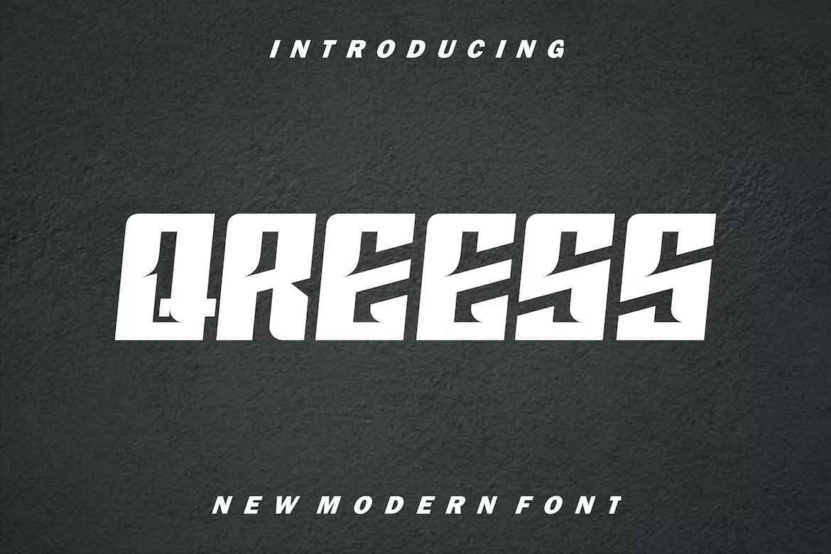 Qreees Font