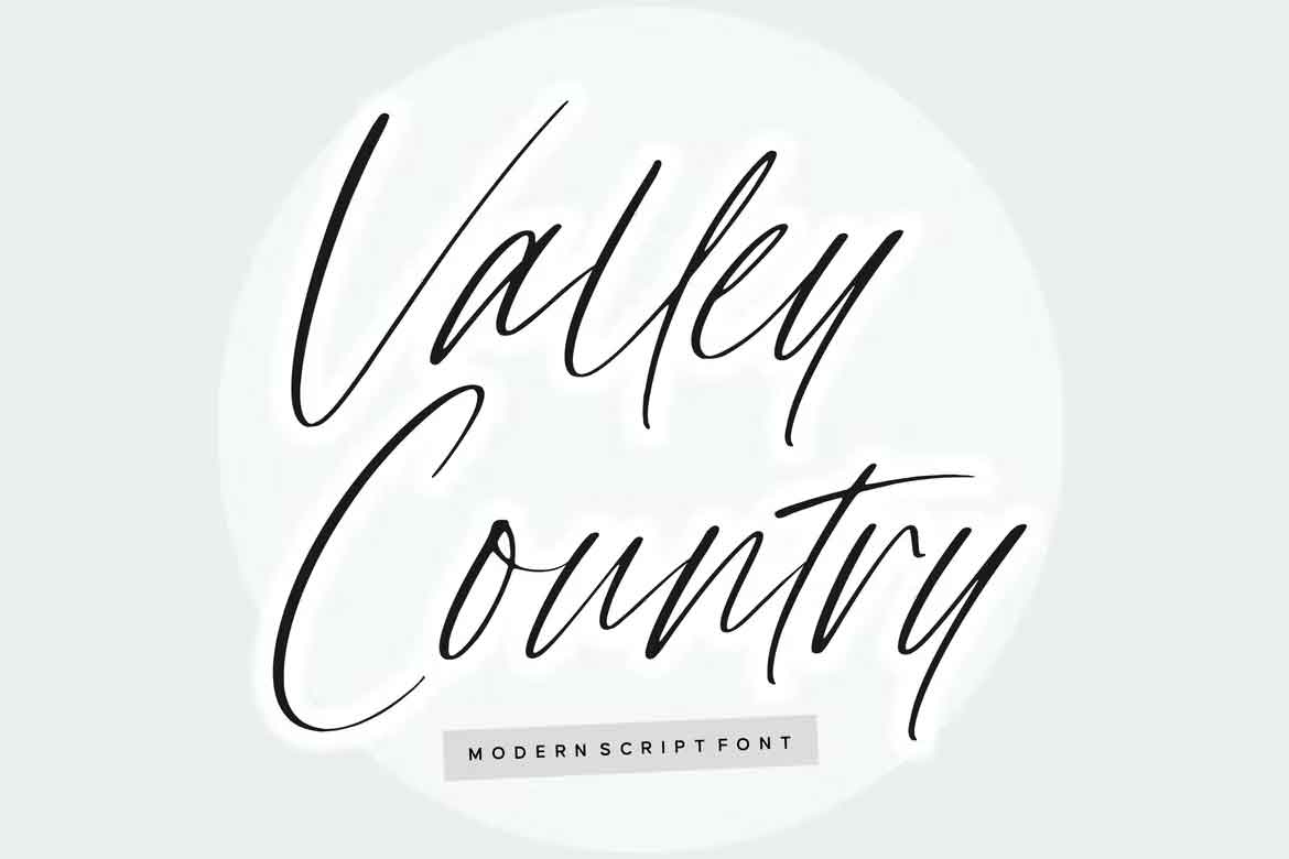 Valley Country Script Font