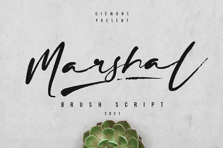 Marshal Script Font