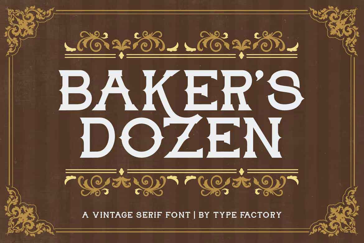Baker's Dozen Font