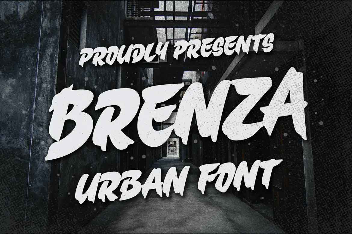 Brenza Trendy Urban Font