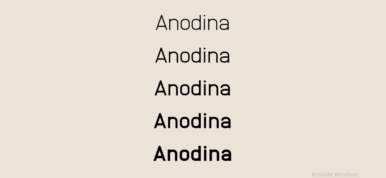 Anodina Font