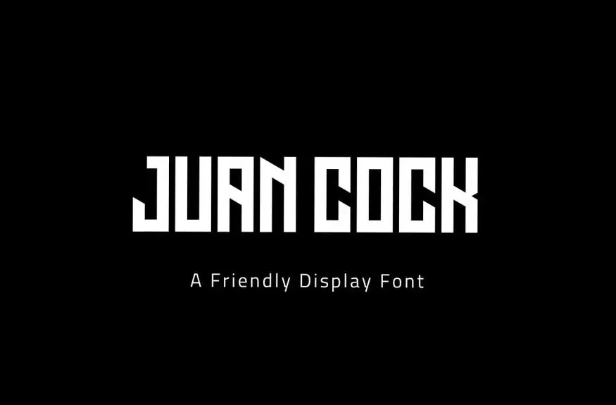 Juan Cock Font