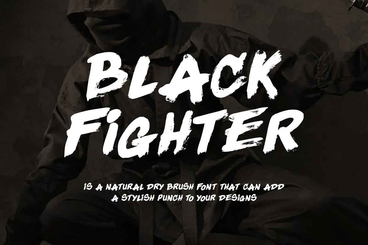 Black Fighter Font
