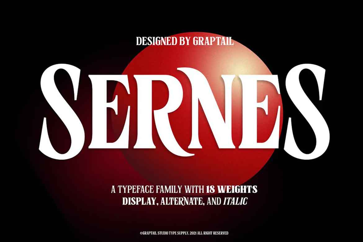 Sernes Font - Stranger Things Font