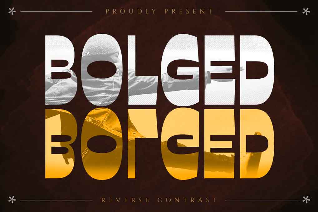 Bolged Font